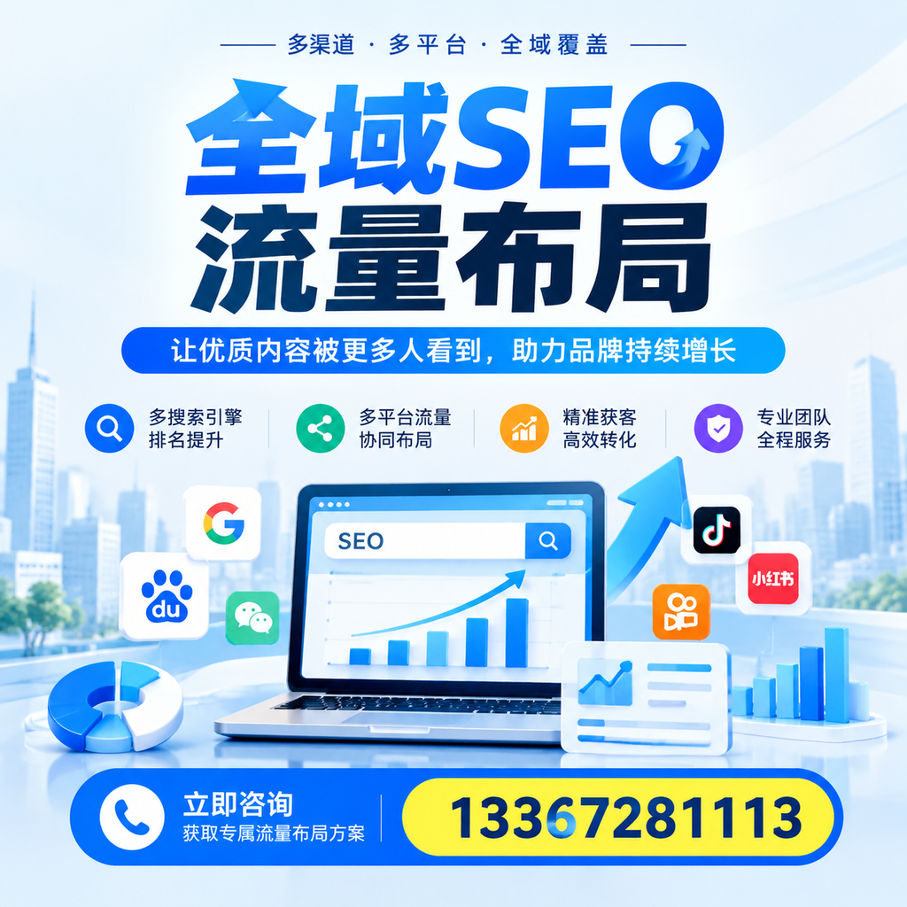全域SEO流量布局工具推荐：江门企业的选择清单